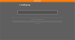 Desktop Screenshot of e-reading.org